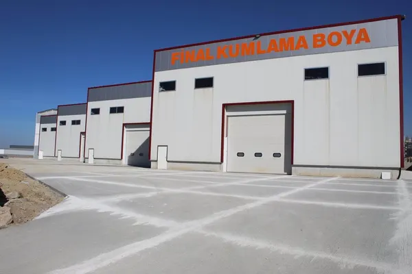 CED Final Kumlama Boya üretim tesisinin dış cephesi